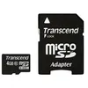 Image de Transcend Premium - Carte mémoire flash (adaptateur microSDHC - SD inclus(e)) - 4 Go - Class 10 - 133x - micro SDHC