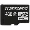 Image de Transcend microSDHC sans adaptateur (4 Go, microSDHC, U1, UHS-I), Carte mémoire, Noir