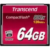 Image de Transcend CARTE 64 GO CF (800X, TYPE I ) (64 Go, CF), Carte mémoire, Noir