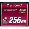Image de Transcend CF Card 256GB MLC 800x R: 120M (256 Go, CF), Carte mémoire, Noir
