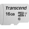 Image de Transcend USD300S (16 Go, microSDHC, U1, UHS-I), Carte mémoire, Argent