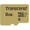 Image de Transcend 500S - Carte mémoire flash (adaptateur microSDHC - SD inclus(e)) - 8 Go - Video Class V30 / UHS-I U3 / Class10 - micro SDHC