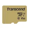 Image de Transcend 500S - Carte mémoire flash (adaptateur microSDXC vers SD inclus(e)) - 64 Go - Video Class V30 / UHS-I U3 / Class10 - microSDXC