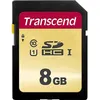 Image de Transcend 500S - Carte mémoire flash - 8 Go - UHS-I U1 / Class10 - SDHC UHS-I