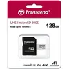 Image de Transcend 300S - Carte mémoire flash (adaptateur inclus(e)) - 128 Go - A1 / Video Class V30 / UHS-I U3 - microSDXC