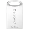 Image de Transcend JetFlash 710S (128 Go, USB-A), Clé USB, Argent