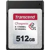 Image de Transcend TS512GCFE820 (512 Go, CFexpress type B), Carte mémoire, Noir