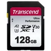 Image de Transcend 340S - Carte mémoire flash - 128 Go - A2 / Video Class V30 / UHS-I U3 - SDXC UHS-I