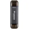 Image de Transcend ESD310C (512 Go, USB-A, USB-C), Clé USB, Noir