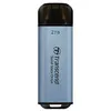 Image de Transcend ESD300C - SSD - 2 To - externe (portable) - USB 3.2 Gen 2x1 (USB-C connecteur) - bleu ciel