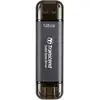 Image de Transcend ESD310C (128 Go, USB-A, USB-C), Clé USB, Noir