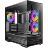 Image de Antec Constellation C2M ARGB Black MicroATX PC Gehäuse (ITX, mATX), Boîtier PC, Noir