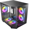 Image de Antec Mini-tour microATX (mATX), Boîtier PC, Noir