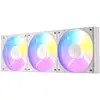 Image de Antec Connect 120 Reverse ARGB PWM Wit set van 3 (120 mm, 3x), Ventilateur PC, Blanc