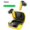 Image de Écouteurs Sans Fil HOCO S21 Bluetooth 5.0 TWS avec Réduction Active de Bruit-Jaune