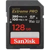 Image de SanDisk Extreme Pro 128Go Carte Mémoire SD SDXC V60 UHS-II 280/100MBs U3 C10