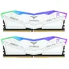 Image de Team Group D516GB 6400-32 RGB wh K2 TEM, Arbeitsspeicher (2 x 16GB, 6400 MHz, RAM DDR5, DIMM), Mémoire vive, Blanc, Multicolore