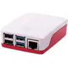 Image de Boîtier Officiel Pour Raspberry Pi 4 Rouge Et Blanc