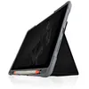 Image de STM dux Plus Duo - Étui à rabat pour tablette - polycarbonate, polyuréthanne thermoplastique (TPU) - noir - pour Apple 10.2-inch iPad (7ème génération)