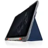 Image de STM dux Plus Duo - Étui à rabat pour tablette - polycarbonate, polyuréthanne thermoplastique (TPU) - bleu nuit - pour Apple 10.2-inch iPad (7ème génération)