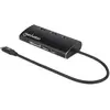 Image de Manhattan USB Type-C à (USB-C, 6 ports), Station d’accueil + hub USB, Noir