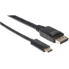 Image de Manhattan C   DisplayPort (USB-C), Adaptateur données + vidéo, Noir