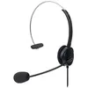 Image de Casque mono intra-auriculaire Manhattan - USB-A - Contrôle du volume - Microphone réglable - Noir