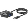 Image de Manhattan 4-Port USB 3.0 Typ-C / Typ-A Kombo-Hub 2x2 (USB-C, 4 ports), Station d’accueil + hub USB, Noir