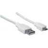 Image de Manhattan Câble de connexion USB 2.0 (1.80 m, USB 2.0, 2.50 W), Câble USB