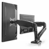 Image de Manhattan - Kit de montage (bras articulé) - ressort à gaz - pour 2 écrans LCD - aluminium - noir - Taille d'écran : 17"-32" - montrable sur bureau, compteur