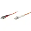 Image de Intellinet 2m LC/ST câble de fibre optique OM1 Orange 471312
