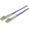 Image de Intellinet Câble de raccordement à fibre optique LC/LC Multimode OM4 (5 m), Câble réseau