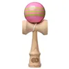 Image de KENDAMA - Kaizen 3 rayures - Rose avec rayures Verte - Vernis