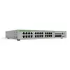 Image de Allied Telesis L2 +M 24 X TX GB POE+ 4 XCOMBO (28 ports), Switch réseau, Gris