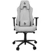 Image de Arozzi Chaise de jeu Vernazza Gris clair - Tissu souple, Chaise gaming, Gris