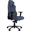 Image de Arozzi Chaise de jeu Vernazza - Tissu doux, Chaise gaming, Bleu
