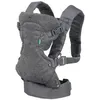 Image de Porte bébé Flip ergonomique 4 en 1 gris - INFANTINO - Flip ergonomique 4 en 1 - Polyester - De 3,6 a 14,5 kg