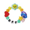 Image de Bracelet de dentition de l'amitié - INFANTINO - 316790 - Silicone - Best Friend Forever Amis pour la vie