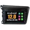Image de Autoradio CarPlay Multimédia RoverOne Android 4Go RAM 64Go ROM GPS pour Honda Civic 2012 - 2014