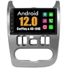 Image de Autoradio CarPlay Multimédia RoverOne Android 4Go RAM 64Go ROM GPS pour Renault Logan Sandero Lada Lergus Dacia Duster 2008-2012 / Argent