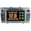 Image de Autoradio CarPlay Multimédia RoverOne Android 4Go RAM 64Go ROM GPS pour Toyota Avensis 2009 - 2013 / Argent