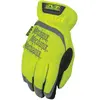 Image de Mechanix Wear, Gants de protection, Gants Mechanix FastFit HiViz jaune taille 11 / XL. Poignet gaufré, faux cuir, TrekDry (11, XL)