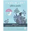 Image de Natracare, serviette ultra, couverture en coton biologique, super plus, 12 paquets white