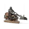 Image de Figurine IRON STUDIOS LUCSWR48721-10 - Star Wars : The Mandalorian - The Mandalorian on Speederbike