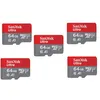 Image de 5pcs Carte Mémoire Micro SDXC SanDisk Ultra 64Go 64g Vitesse de Lecture Allant jusqu'à 140MB/S, Classe 10, U1, A1 TF Carte