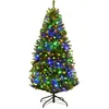 Image de Giantex Sapin de Noël 210 CM, Arbre de Noël Artificiel Vert