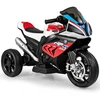 Image de CostwayBMW Moto Électrique 6V pour Enfants 3-8 Ans 3 km/h USB Musique Lumineux Cadeau Idéal Noël pour Enfants Rouge