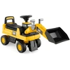 Image de CostwayJouet Bulldozer Porteur Enfants avec Godet Réglable Pelle Excavatrice