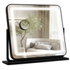 Image de CostwayMiroir de Maquillage LED Lumineux Tactile 5 x Grossissement L56 x l48 CM Rotation 360° 3 Couleurs Eclairage