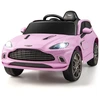 Image de CostwayAston Martin DBX Voiture Electrique 12V Enfants avec Télécommande 2,4G Véhicule Moderne avec Lumières LED et Musique pour 3-8 Ans Rose
